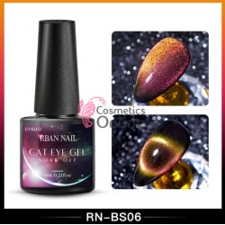 Oja semipermanenta Rban Nail 9D Cameleon Galaxy Cat Eye de 6 ml - BS06